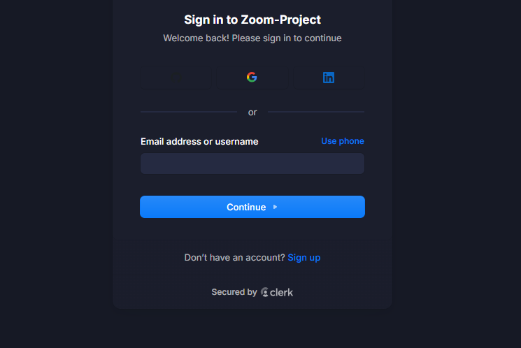 类Zoom视频聊天网站